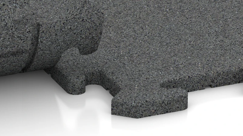 Puzzleverbindung mit leicht gerundeter Fase