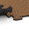 Le gros plan sur le système de connexion des revêtements de sol WARCO 4746 - Dalle de rive en couleur Terre cuite. Les dimensions 1000 x 485 x 18 mm.