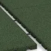 Le gros plan sur le système de connexion des revêtements de sol WARCO 3997 - Dalle de sol pour chien en couleur Vert gazon. Les dimensions 1000 x 1000 x 30 mm.