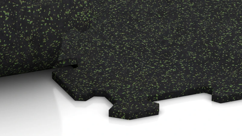 Connexion puzzle découpée sans chanfrein