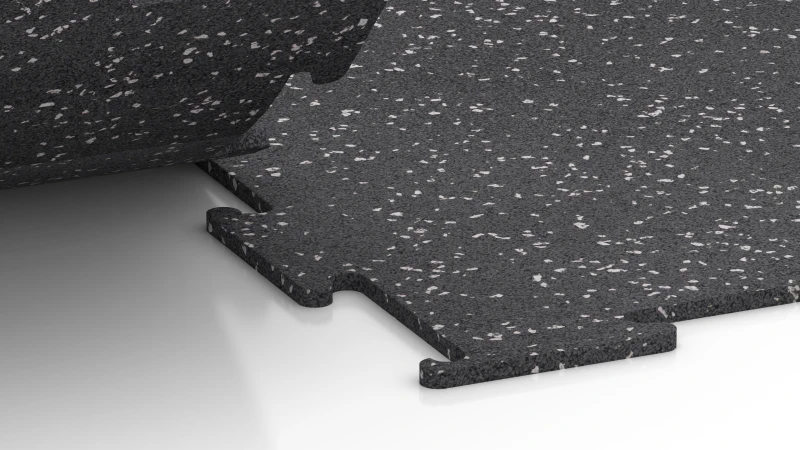 Connexion puzzle découpée sans chanfrein