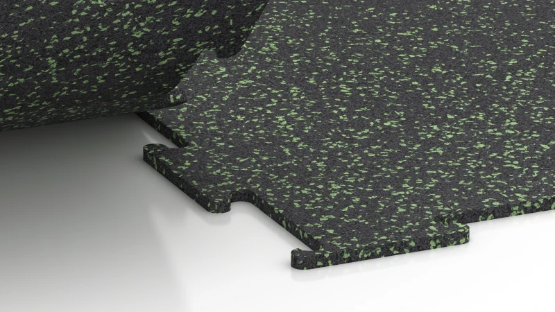 Connexion puzzle découpée sans chanfrein