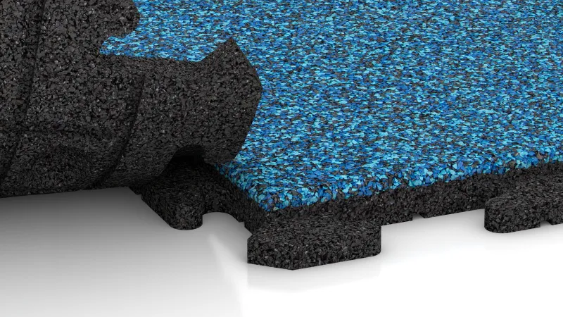 Verdeckte Puzzle-Verbindung mit runder Fase