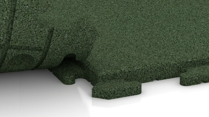 Connexion puzzle cachée avec chanfrein arrondi