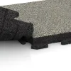 Le gros plan sur le système de connexion des revêtements de sol WARCO 1432 - Dalles pour allées Classic en couleur Granit clair. Les dimensions 500 x 500 x 50 mm.
