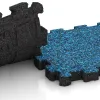 Großaufnahme vom Verbindungssystem von WARCO-Boden 5419 - Poolfliese Fugenlos im Farbdesign Atlantik. Abmessungen 306 x 306 x 30 mm.