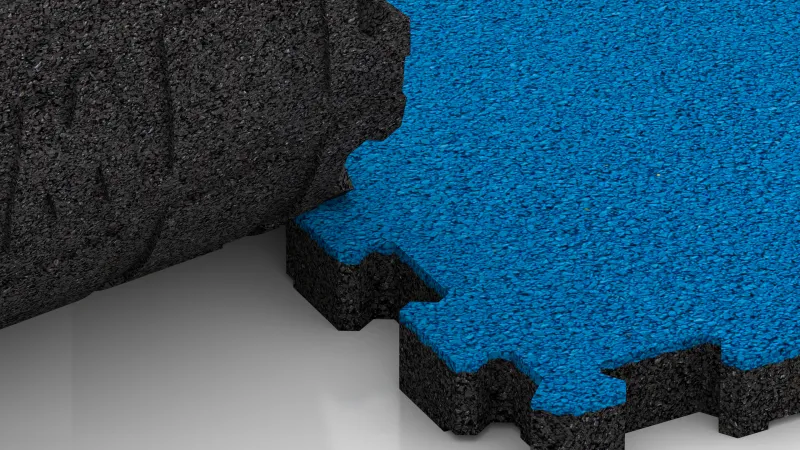 Connexion puzzle découpée sans chanfrein