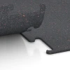 Großaufnahme vom Verbindungssystem von WARCO-Boden 3753 - Fitness Performance Elite Trainingsboden im Farbdesign Leicht Rot Gesprenkelt. Abmessungen 100 x 100 x 1 cm | 1,00 m².