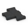 Le gros plan sur le système de connexion des revêtements de sol WARCO 3844 - Pavé autobloquant en couleur Anthracite. Les dimensions 20 × 16,5 × 4,3 cm | 25 m².