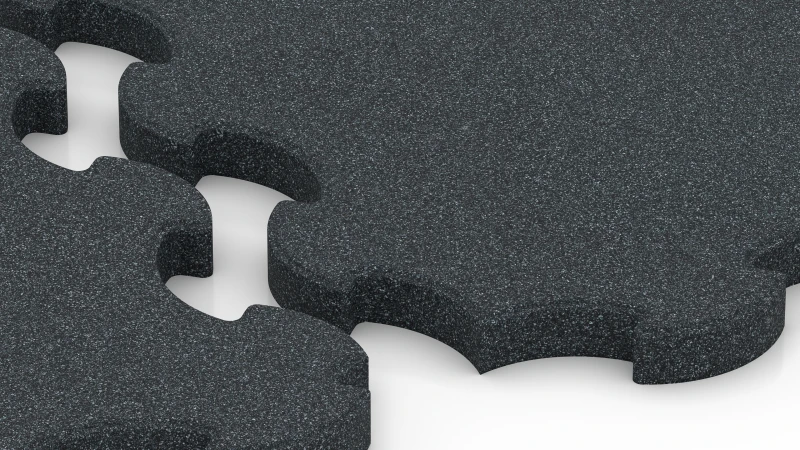 Optimierte Puzzleverzahnung mit leichter Fase