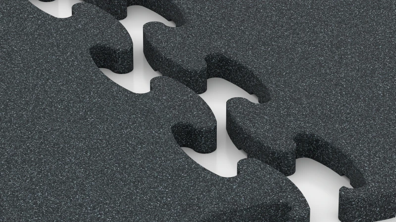 Connexion puzzle optimisée sans chanfrein