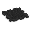 Aufsicht auf die Unterseite, also die Bodenseite von WARCO-Formteil 2630 - Fallschutz-Puzzlematte im Format 500 x 500 x 30 mm.