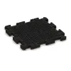 Aufsicht auf die Unterseite, also die Bodenseite von WARCO-Formteil 4102 - Ballspielplatte im Format 500 x 500 x 30 mm.