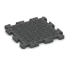 Aufsicht auf die Unterseite, also die Bodenseite von WARCO-Formteil 4176 - Ballspielplatte HD im Format 500 x 500 x 30 mm.