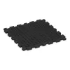 La vue du dessous ou de la face inférieure, c’est-à-dire la face inférieure de la pièce moulée WARCO 3330 - Tapis de Protection Fitness HD au format 1000 x 1000 x 30 mm.
