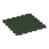 Aufsicht auf die Unterseite, also die Bodenseite von WARCO-Formteil 3332 - Fitness-Bodenschutzmatte HD im Format 1000 x 1000 x 30 mm.