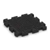 Aufsicht auf die Unterseite, also die Bodenseite von WARCO-Formteil 4161 - Ballspielplatte HD im Format 500 x 500 x 50 mm.