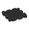 Aufsicht auf die Unterseite, also die Bodenseite von WARCO-Formteil 4162 - Ballspielplatte HD im Format 500 x 500 x 50 mm.