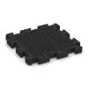 Aufsicht auf die Unterseite, also die Bodenseite von WARCO-Formteil 4163 - Ballspielplatte HD im Format 500 x 500 x 50 mm.