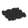 Aufsicht auf die Unterseite, also die Bodenseite von WARCO-Formteil 4169 - Ballspielplatte HD im Format 500 x 500 x 50 mm.