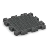 Aufsicht auf die Unterseite, also die Bodenseite von WARCO-Formteil 4206 - Ballspielplatte HD im Format 500 x 500 x 50 mm.