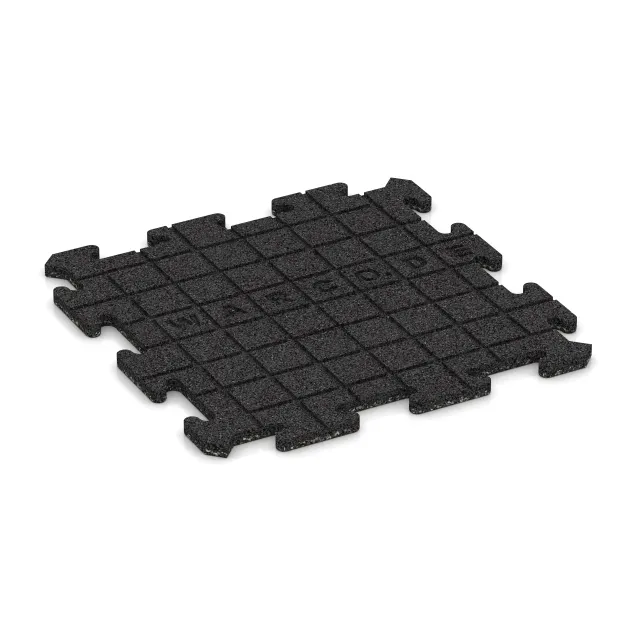 Aufsicht auf die Unterseite, also die Bodenseite von WARCO-Formteil 0124 - Poolumrandung im Format 500 x 500 x 18 mm.