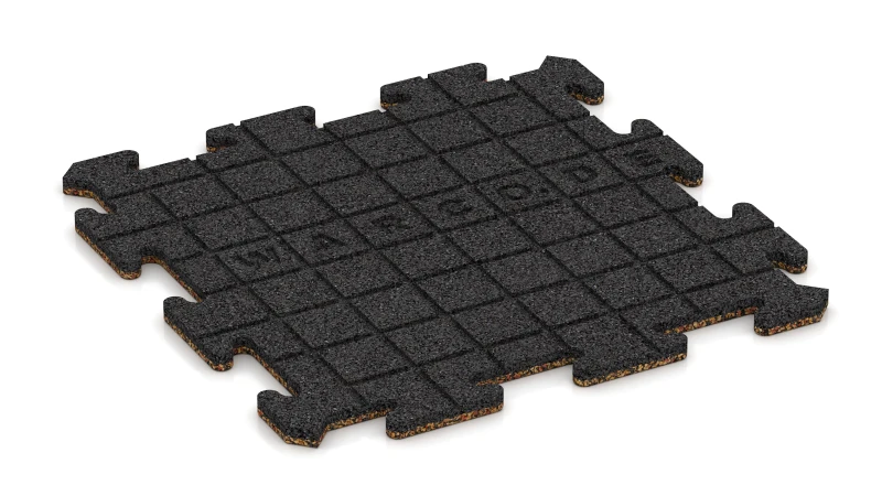 Rainures de drainage en disposition carrée – 4 mm de profondeur