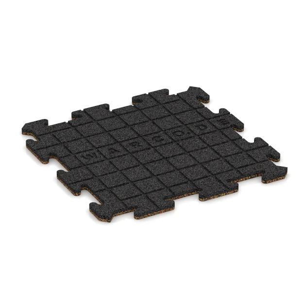 Aufsicht auf die Unterseite, also die Bodenseite von WARCO-Formteil 0041 - Balkon Bodenbelag im Format 50 x 50 x 1,8 cm | 0,25 m².