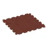 Aufsicht auf die Unterseite, also die Bodenseite von WARCO-Formteil 4244 - Sportboden‑Platte 1,8 cm im Format 1000 x 1000 x 18 mm.
