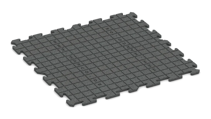 Rainures de drainage en disposition carrée – 4 mm de profondeur