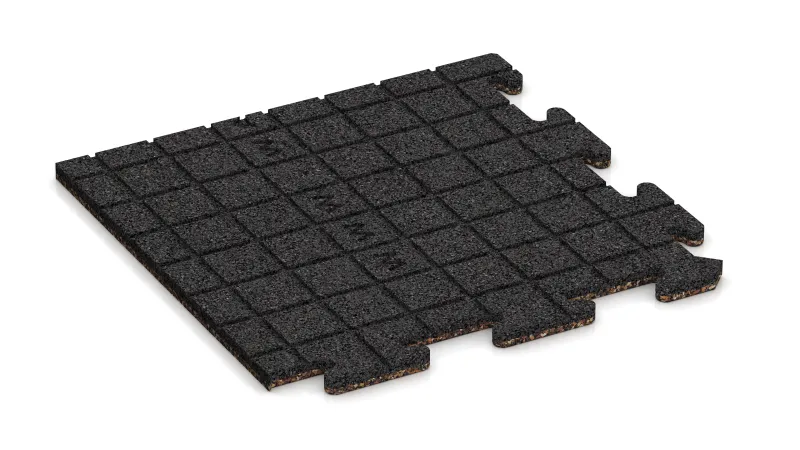 Entwässerungsrillen in quadratischer Anordnung - 4 mm tief