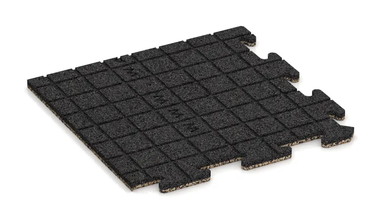 Rainures de drainage en disposition carrée – 4 mm de profondeur