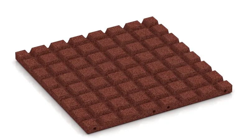 Structure à troncs de pyramides de 15 mm de hauteur