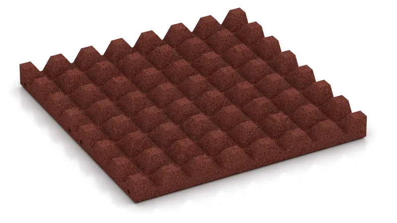 Structure à troncs de pyramides de 28 mm de hauteur