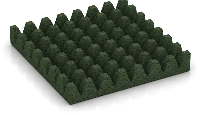 Structure à troncs de pyramides de 50 mm de hauteur