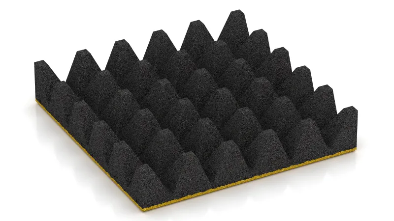 Structure à troncs de pyramides de 75 mm de hauteur