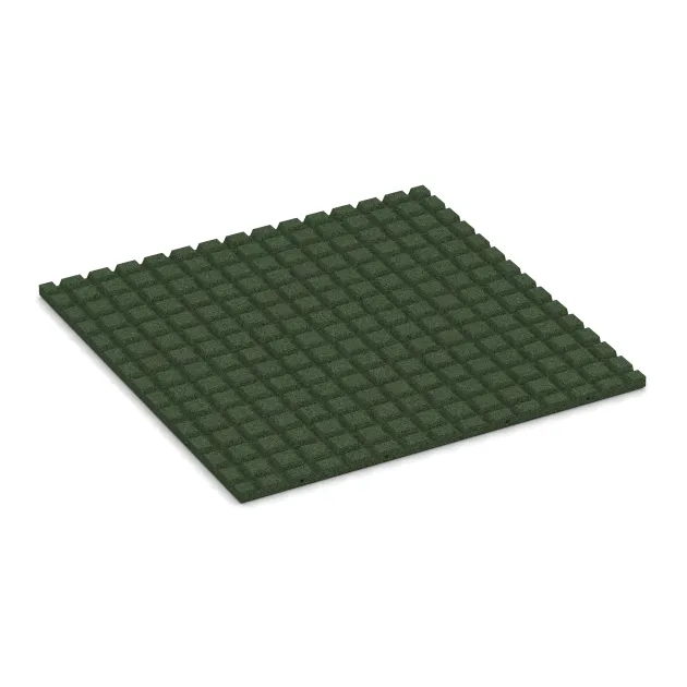 La vue du dessous ou de la face inférieure, c’est-à-dire la face inférieure de la pièce moulée WARCO 3997 - Dalle de sol pour chien au format 1000 x 1000 x 30 mm.