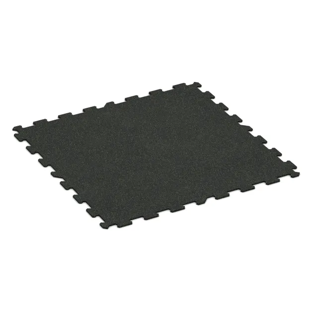 Aufsicht auf die Unterseite, also die Bodenseite von WARCO-Formteil 1058 - Fitnessboden Kompakt im Format 970 x 970 x 8 mm | 0,94 m.