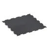 La vue du dessous ou de la face inférieure, c’est-à-dire la face inférieure de la pièce moulée WARCO 6450 - Sol de Fitness Compact au format 100 × 100 × 0,8 cm.