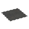 Aufsicht auf die Unterseite, also die Bodenseite von WARCO-Formteil 6454 - Fitnessboden Kompakt im Format 100 × 100 × 0,8 cm.