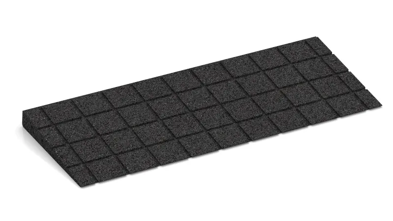 Drainagekanäle in quadratischer Anordnung