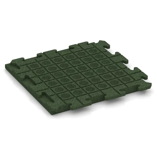 Aufsicht auf die Unterseite, also die Bodenseite von WARCO-Formteil 1388 - Gehwegplatte Classic im Format 500 x 500 x 40 mm.