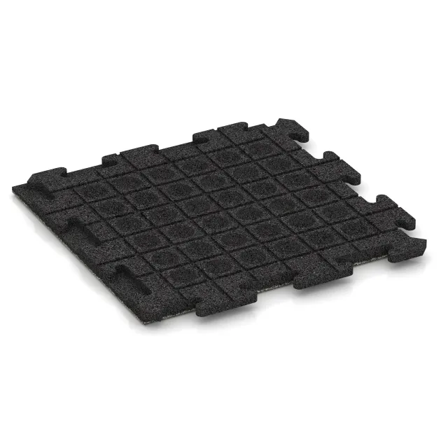 Aufsicht auf die Unterseite, also die Bodenseite von WARCO-Formteil 1208 - Poolfliese Classic im Format 500 x 500 x 30 mm.