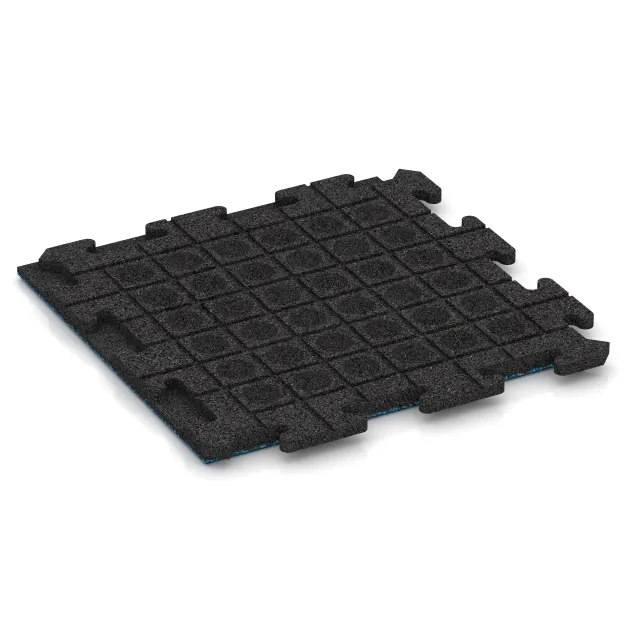 Aufsicht auf die Unterseite, also die Bodenseite von WARCO-Formteil 1216 - Poolfliese Classic im Format 500 x 500 x 30 mm.