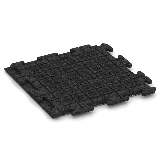 Aufsicht auf die Unterseite, also die Bodenseite von WARCO-Formteil 4617 - Poolfliese Classic im Format 500 x 500 x 30 mm.