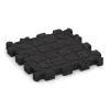 Aufsicht auf die Unterseite, also die Bodenseite von WARCO-Formteil 5228 - Poolfliese Fugenlos im Format 306 x 306 x 30 mm.