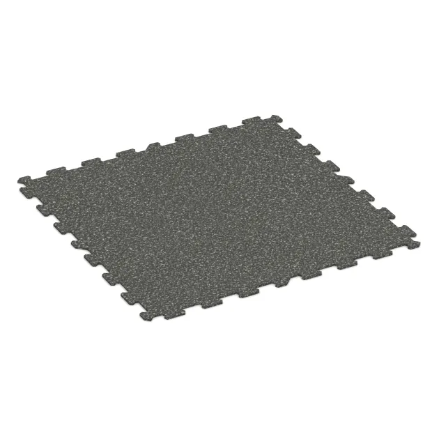 Aufsicht auf die Unterseite, also die Bodenseite von WARCO-Formteil 1019 - Fitnessboden Kompakt im Format 970 x 970 x 8 mm | 0,94 m.