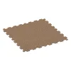 Aufsicht auf die Unterseite, also die Bodenseite von WARCO-Formteil 1023 - Fitnessboden Kompakt im Format 970 x 970 x 8 mm | 0,94 m.