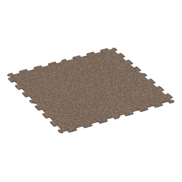 Aufsicht auf die Unterseite, also die Bodenseite von WARCO-Formteil 1024 - Fitnessboden Kompakt im Format 970 x 970 x 8 mm | 0,94 m.