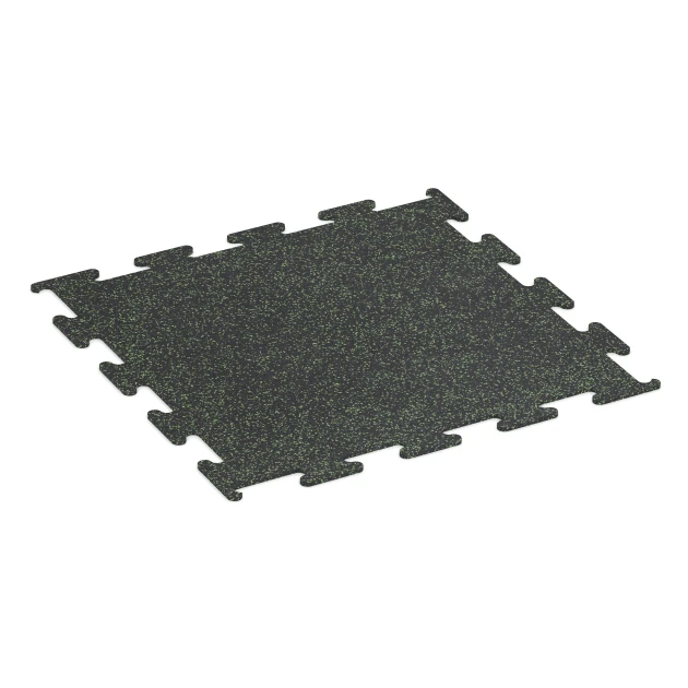 La vue du dessous ou de la face inférieure, c’est-à-dire la face inférieure de la pièce moulée WARCO 3755 - Fitness Performance Elite Revêtement Sportif au format 100 x 100 x 1 cm | 1,00 m².